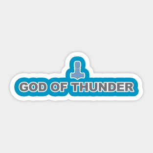 Thor Mjolnir God of Thunder Hammer Viking Nordic Sticker